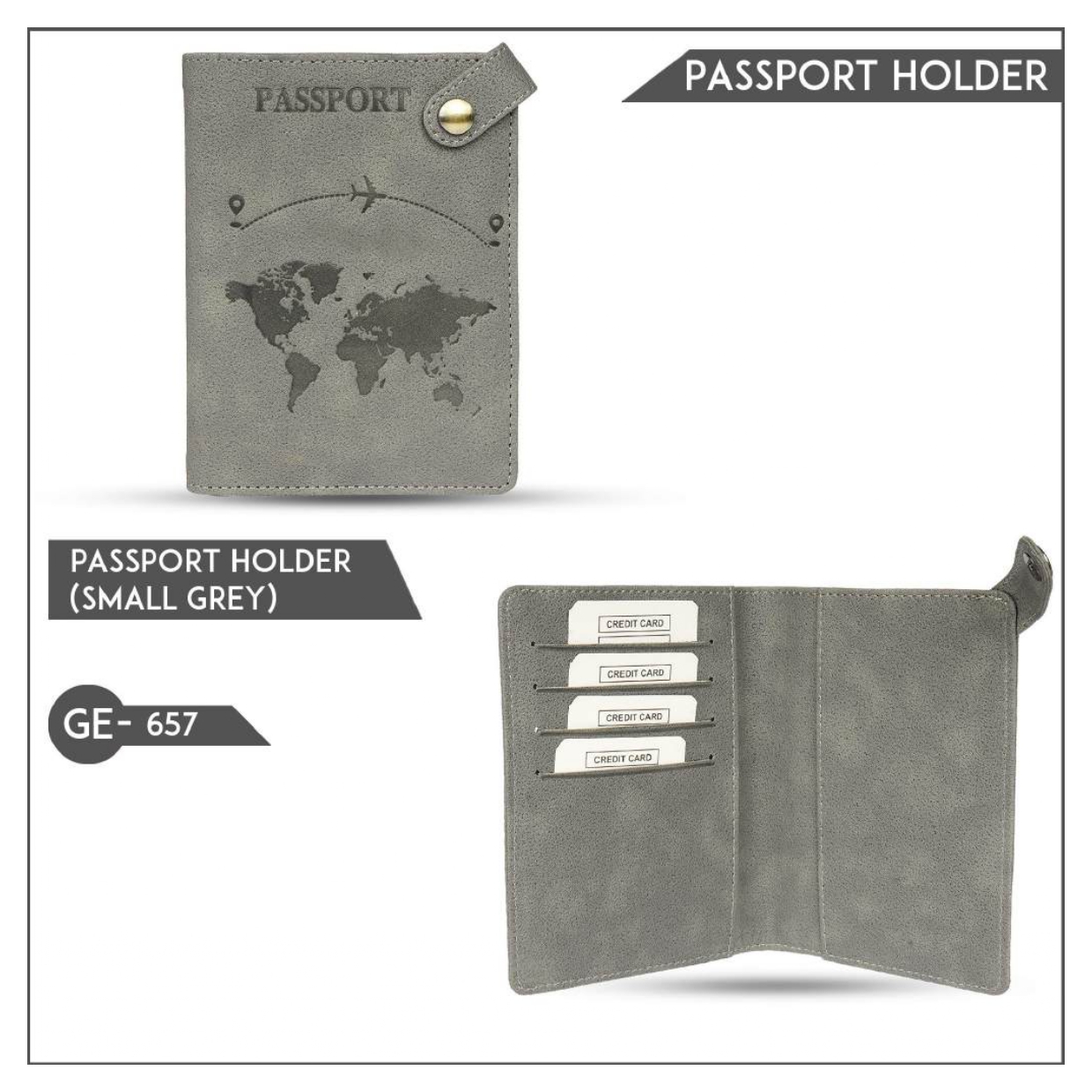 PASSPORT LEATHER HOLDER