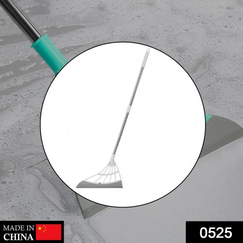 0525 Durable Eco-Friendly Broom with Scraper