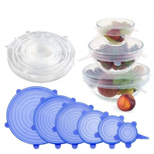2118 Silicone Lid Set, Silicon lids for containers, Silicon Stretchable lids, Silicone lids and Cover