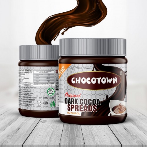 0055_Choco Nutri Chocolate Spreads - Premium Dark Chocolate Spread - 350 gm