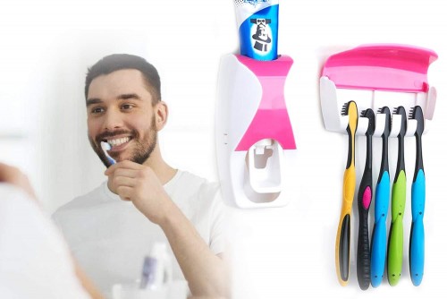 0200 Toothpaste Dispenser & Tooth Brush with Toothbrush